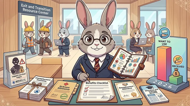 退職時にもらえる給付金ガイド｜9割が『欲しい』のに3割しか受給できない理由と『退職給付金サポート』の注意点【2026年最新】